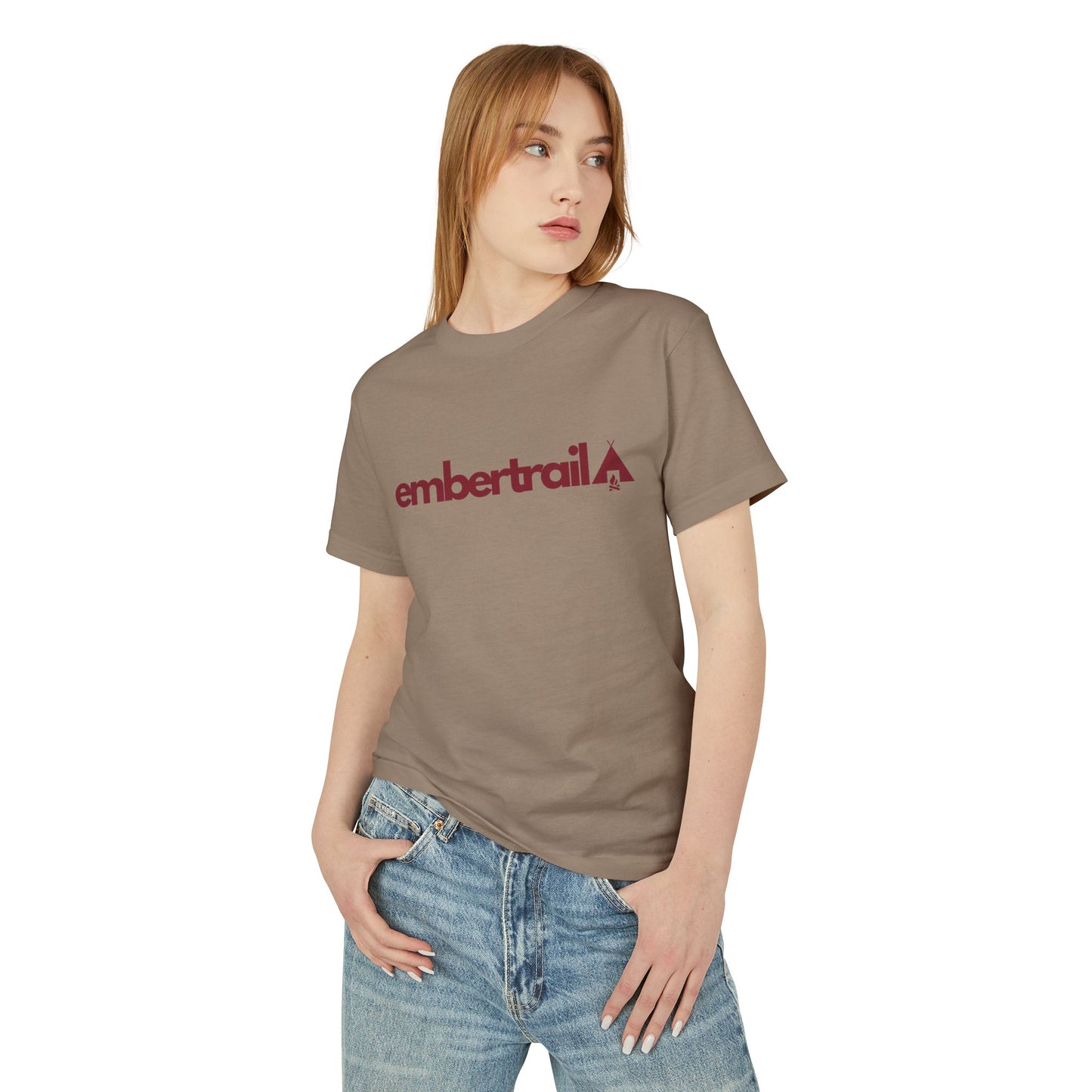 The Ember Trail Logo Tee | Unisex Garment-Dyed Heavyweight Cotton Vintage Graphic T-Shirt