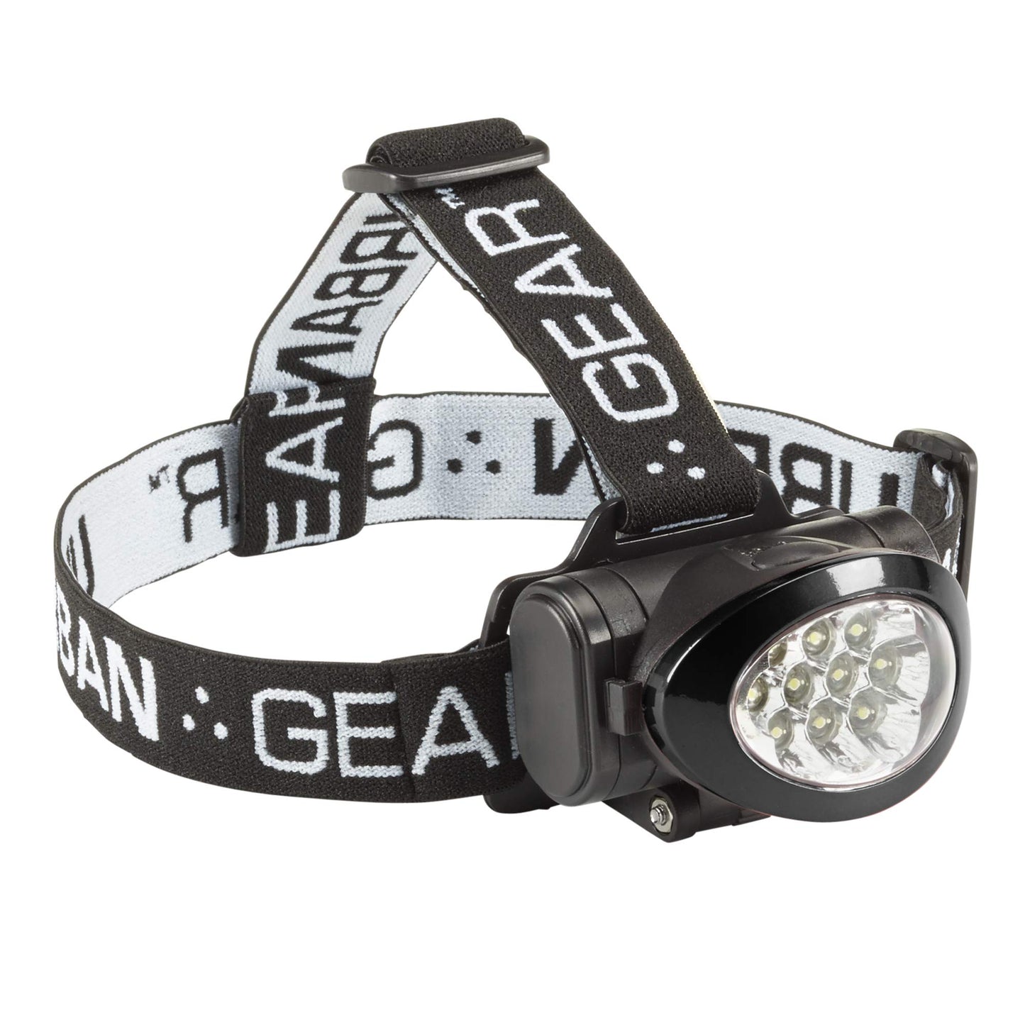 Lewis N. Clark Urban Gear 10 LED Headlamp Flashlight Super Bright Head Lamp for Running Camping Hiking Climbing Fishing Hunting Jogging 35 Lumen Headlight for Adults & Kids Black
