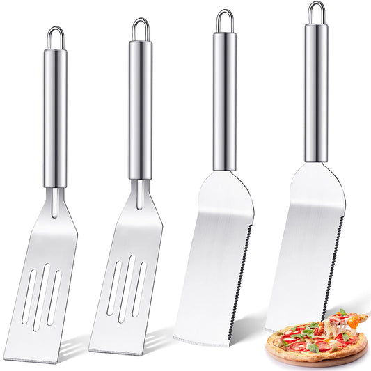 Mini Stainless Steel Spatula Set of 4