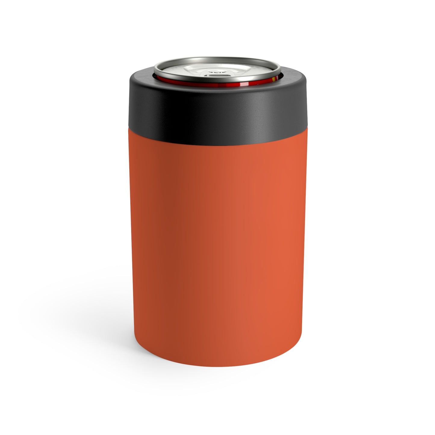 EmberTrail Logo Can Cooler – Insulated Slim Can Holder with Logo (Orange)