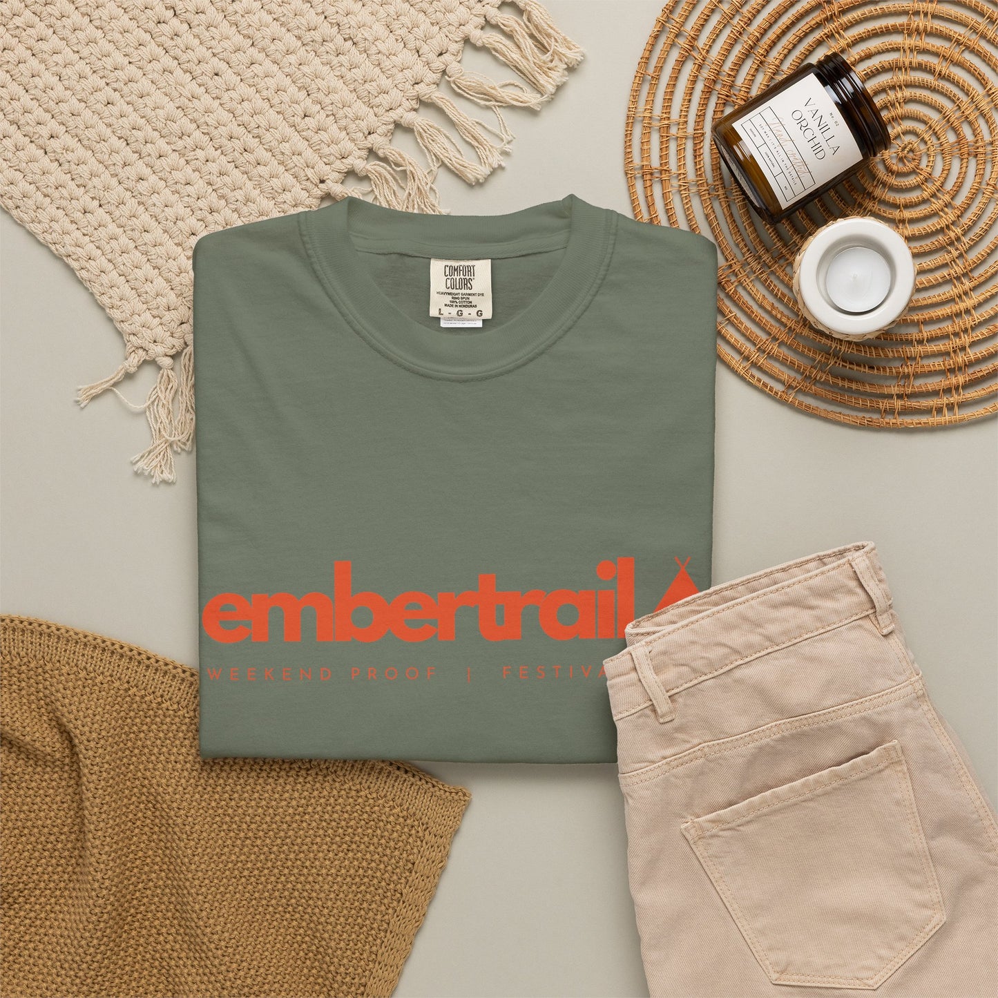 Embertrail Logo T-Shirt — Retro Festival Tee