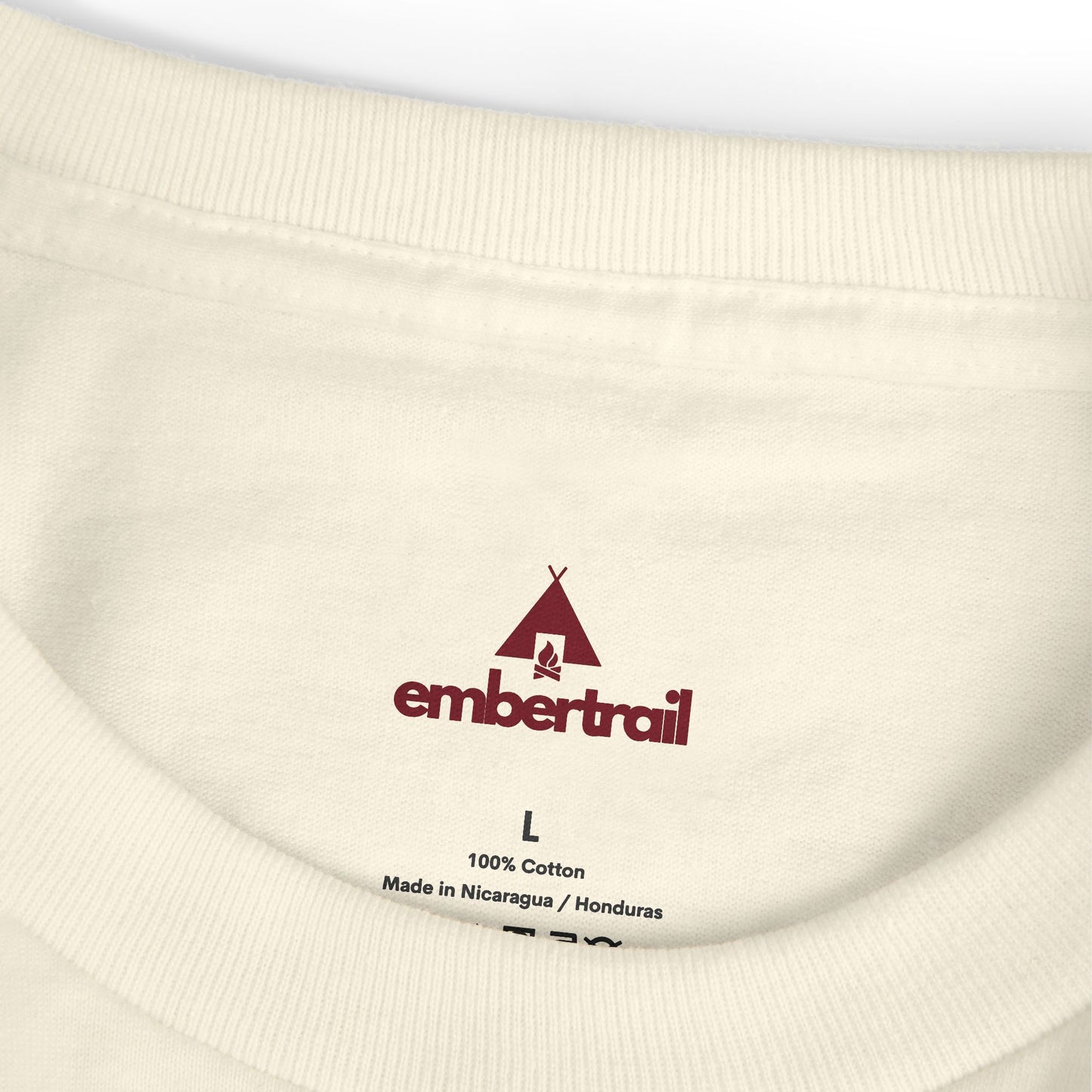 The Ember Trail Logo Tee | Unisex Garment-Dyed Heavyweight Cotton Vintage Graphic T-Shirt