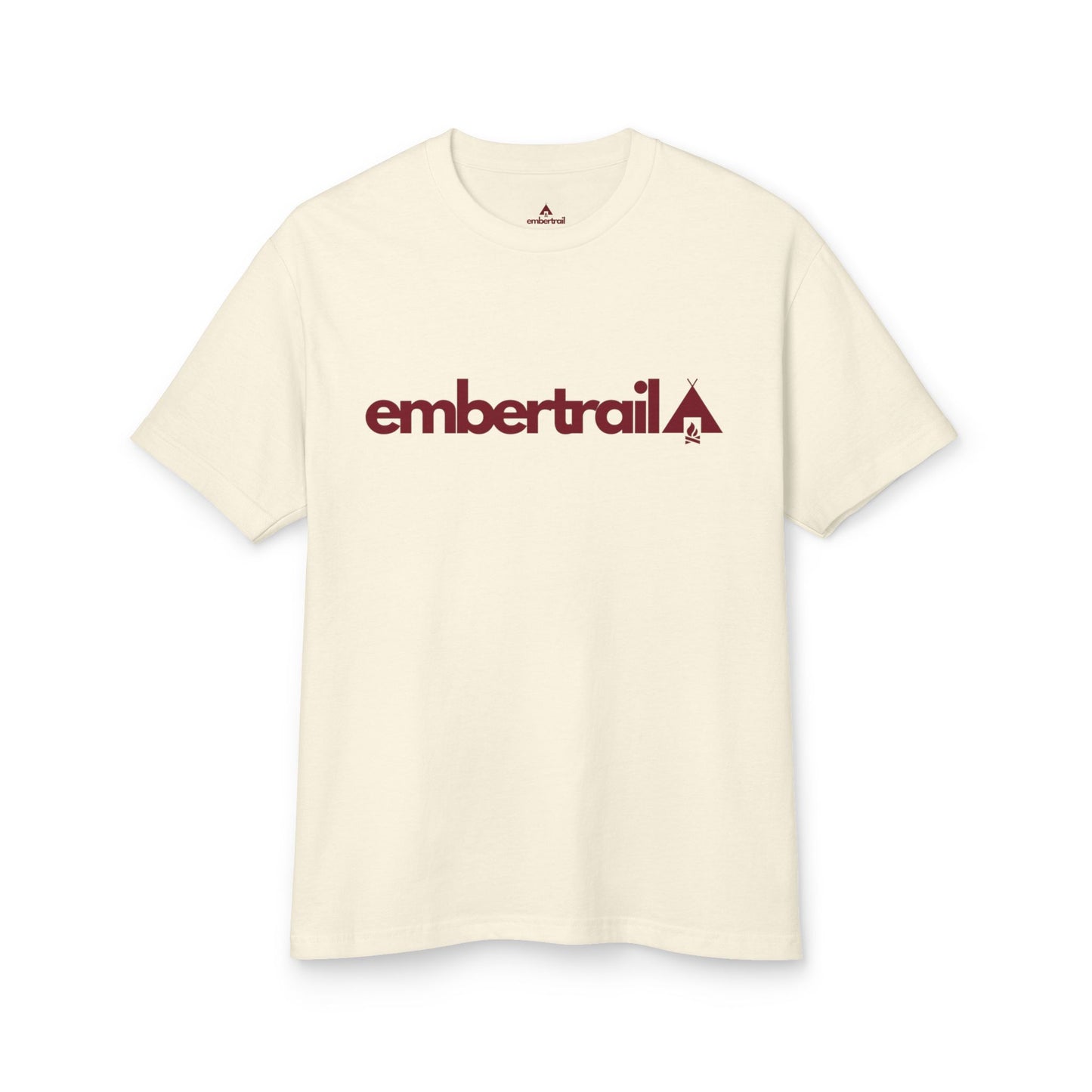 The Ember Trail Logo Tee | Unisex Garment-Dyed Heavyweight Cotton Vintage Graphic T-Shirt