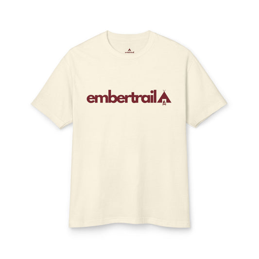 The Ember Trail Logo Tee | Unisex Garment-Dyed Heavyweight Cotton Vintage Graphic T-Shirt