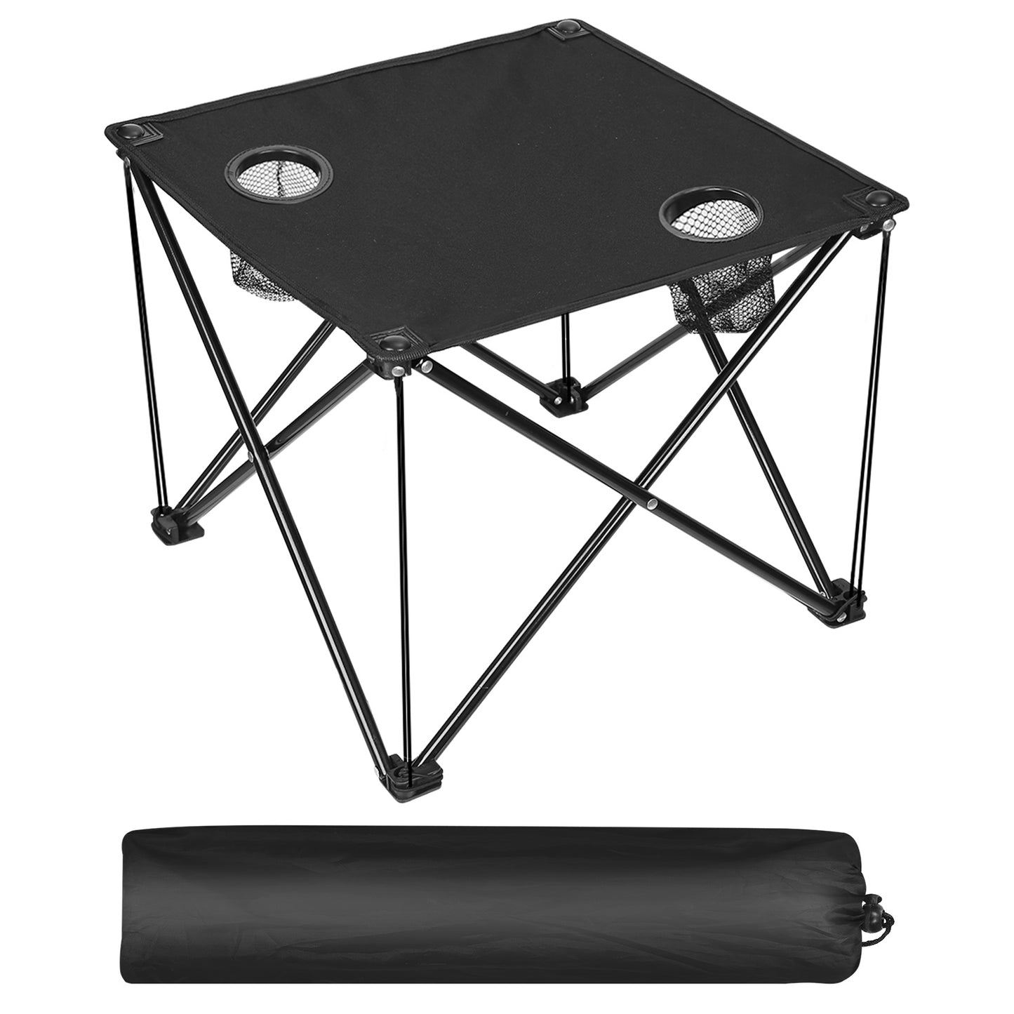 Foldable Camping and Picnic Table with Carrying Bag