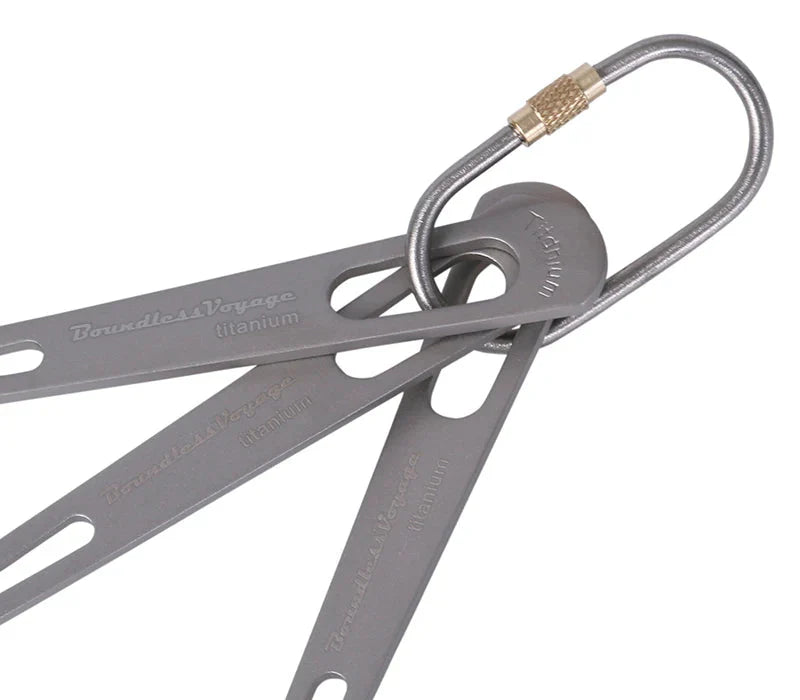 4 Boundless Voyage Lightweight Titanium Carabiners