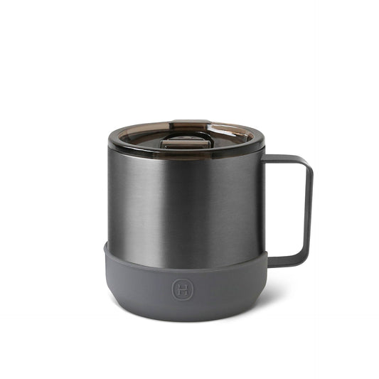 Titanium Grey camp mug-Metallic Grey 10 OZ-0
