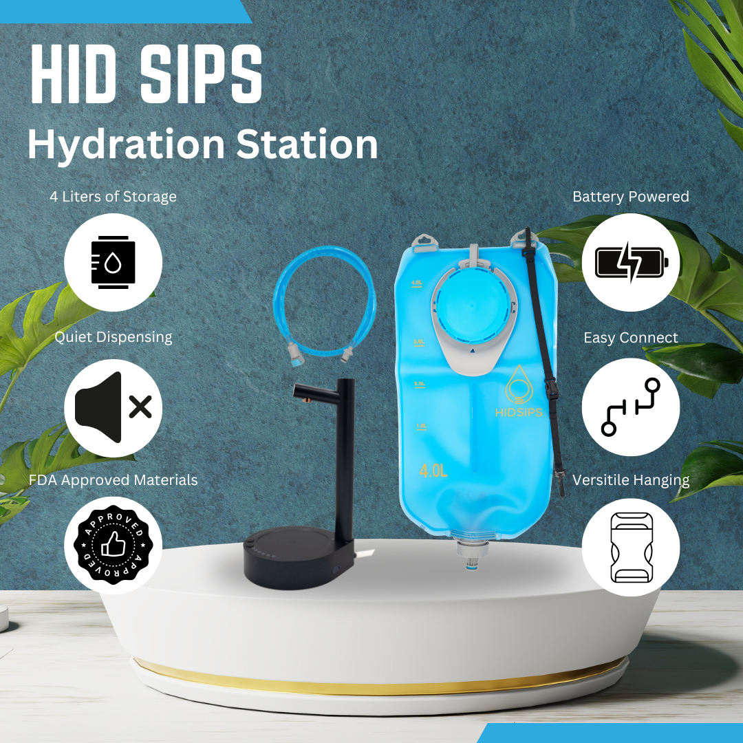 SYPS Water Dispenser w/ 4L Hanging Water Reservoir-1