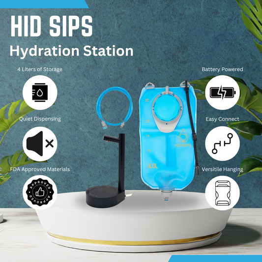 SYPS Water Dispenser w/ 4L Hanging Water Reservoir-1