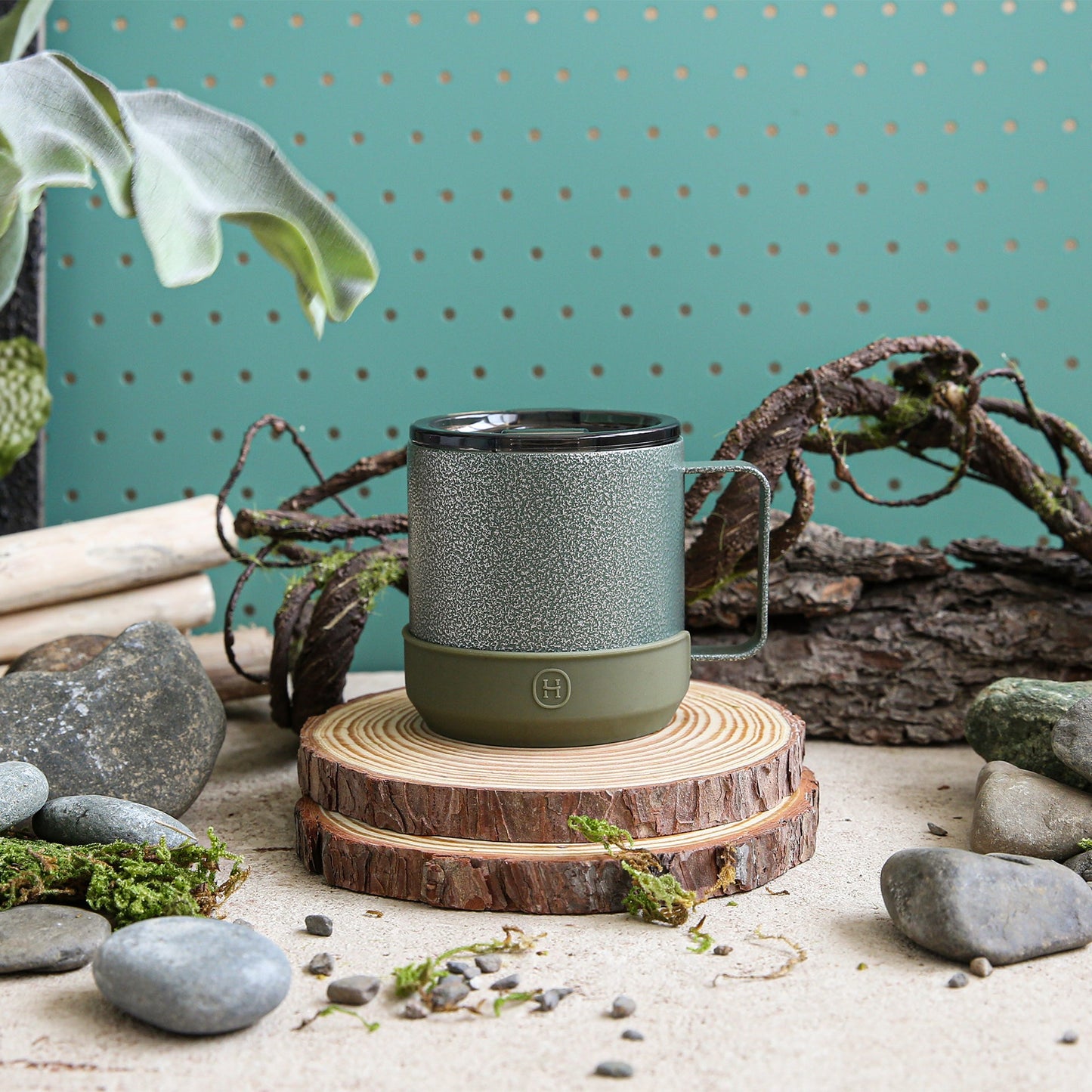 Green Camp Mug - Army Green 10 OZ-2