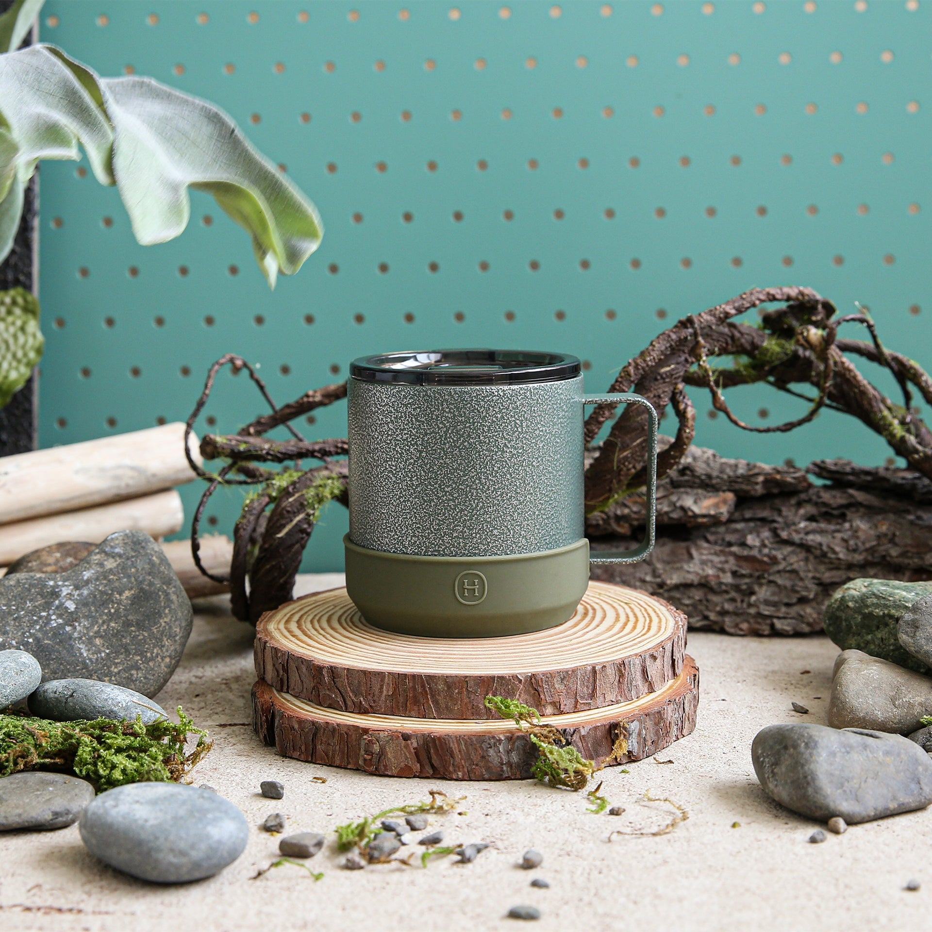 Green Camp Mug - Army Green 10 OZ-2