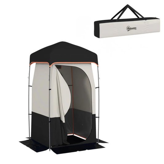 Portable Camping Shower Tent with Solar Bag – Privacy Shelter for Camping, Beach & Outdoors