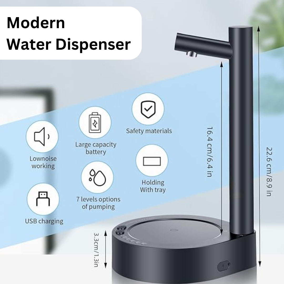 SYPS Water Dispenser w/ 4L Hanging Water Reservoir-4