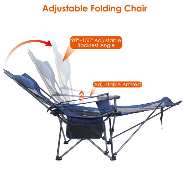 Foldable Reclining Camping Chair