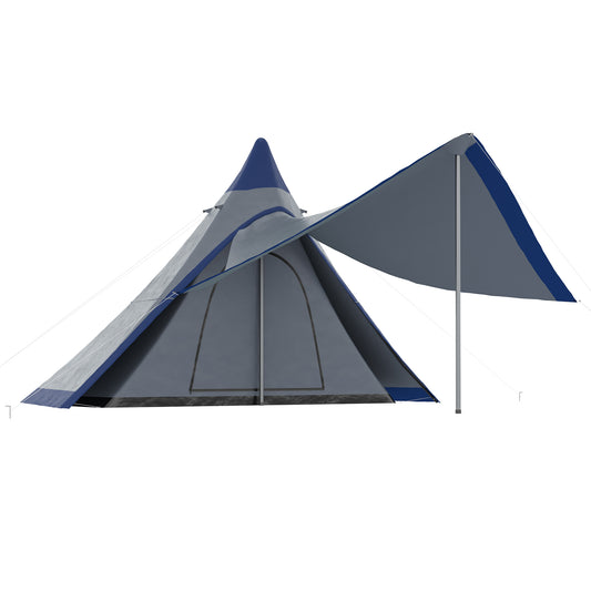Waterproof Teepee Tent 15.4'x15.4'x8.5'