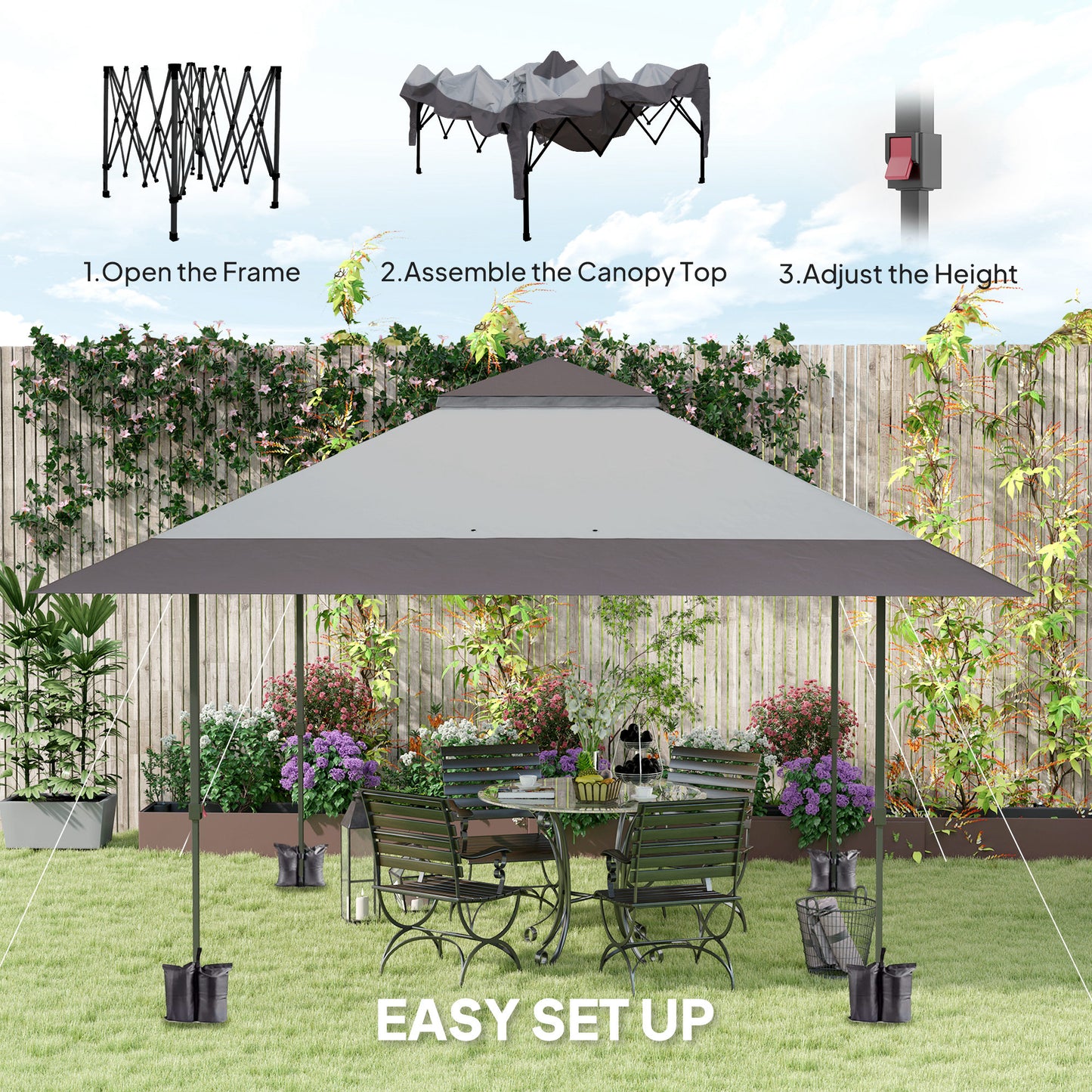 13' x 13' Pop Up Gazebo