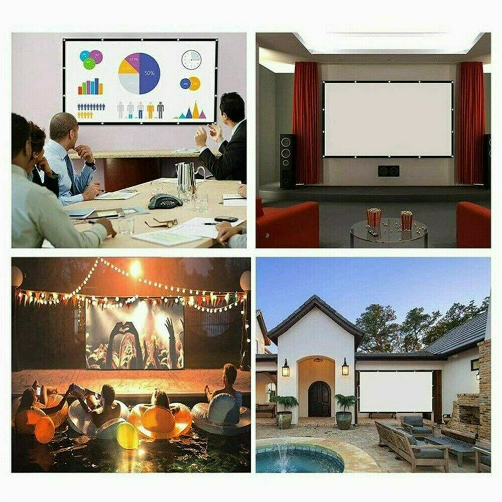 Portable Foldable Projector Screen | 16:9 HD Outdoor Cinema Screen | 60"-150" | The Ember Trail