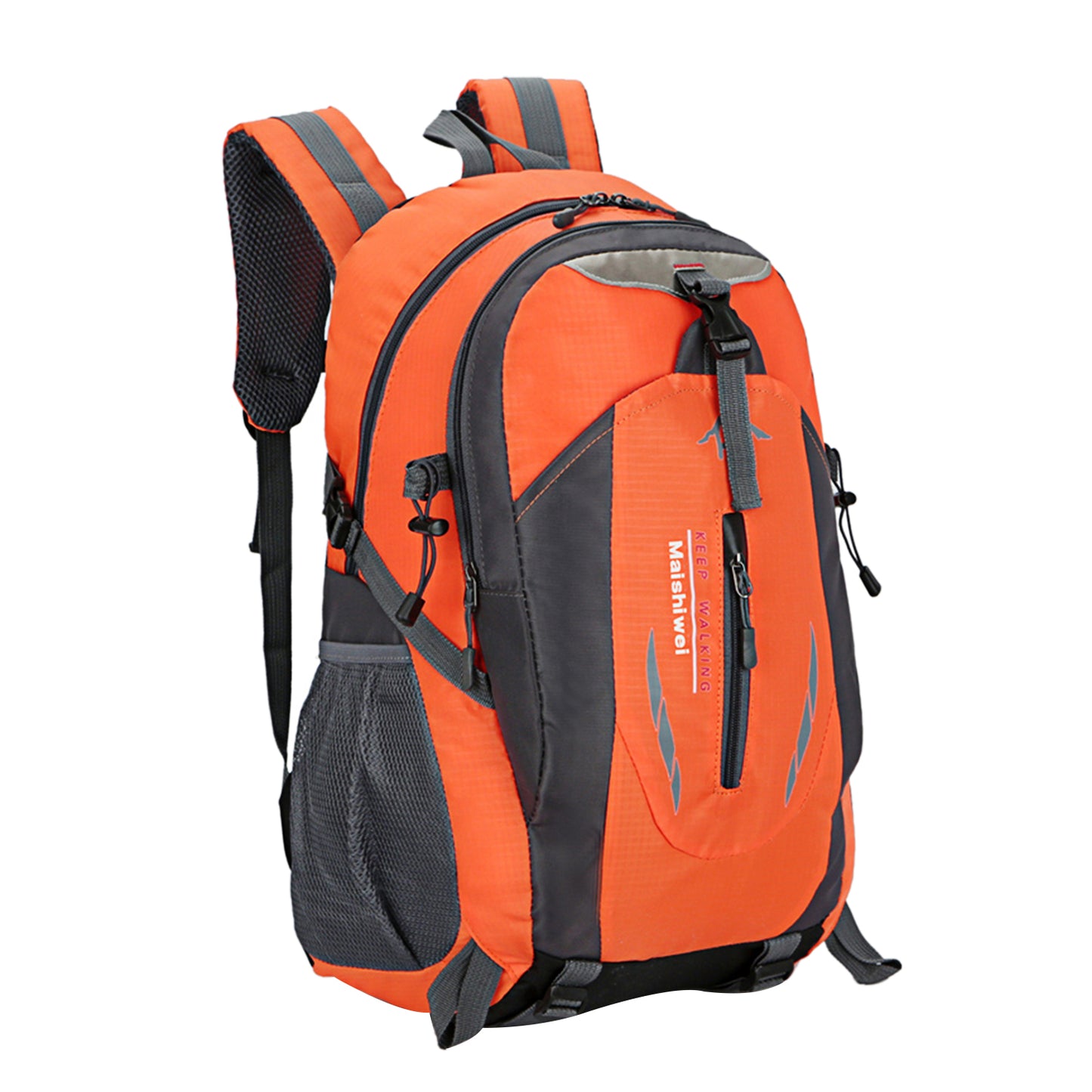 36L Waterproof Outdoor Daypack | Lightweight Hiking & Travel Backpack (Black or Orange)